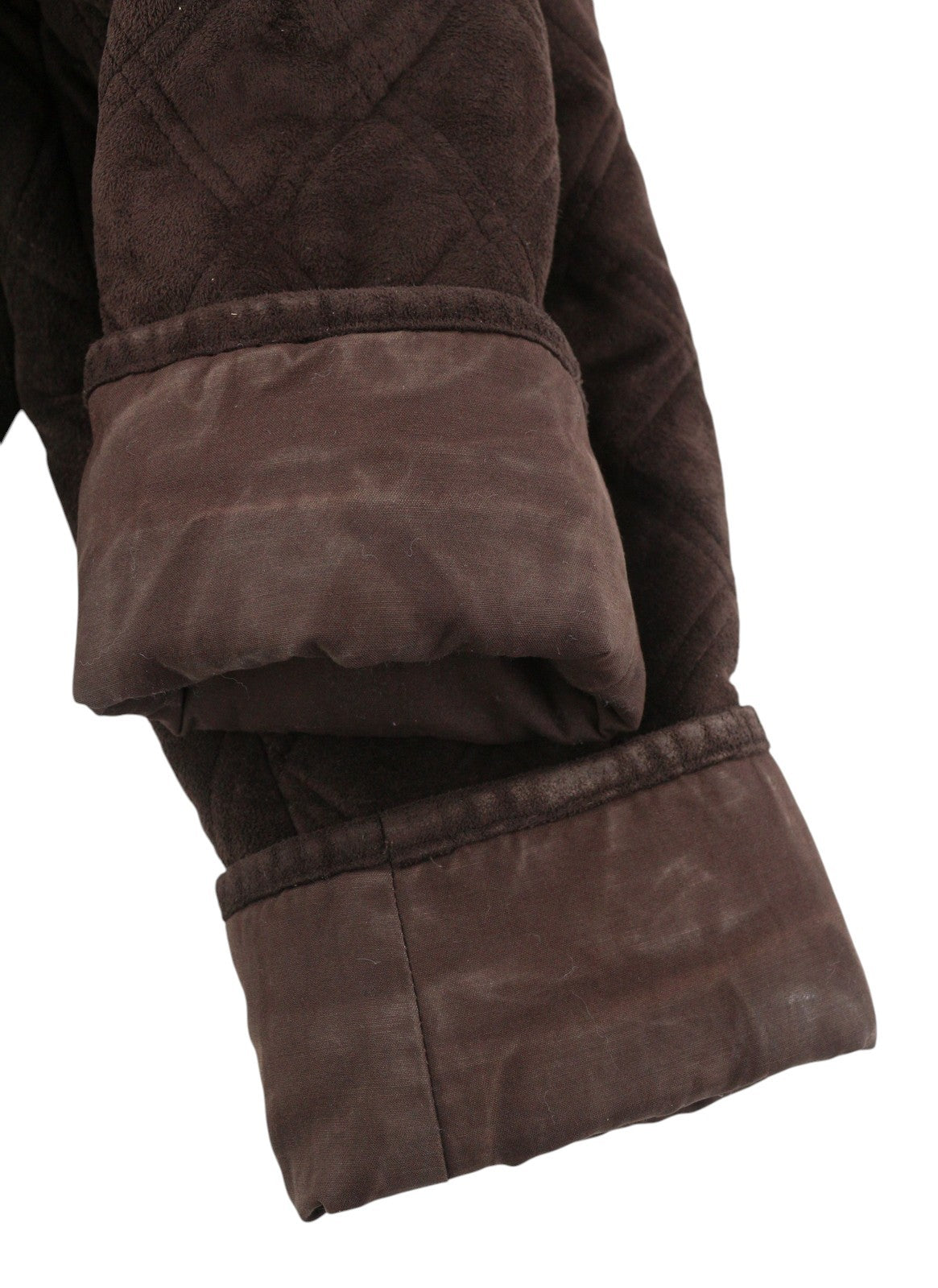 RALPH LAUREN moteriška vintažinė striukė M, ruda, dygsniuota, sagomis užsegama, išskleidžiama apykakle, pašiltinta 