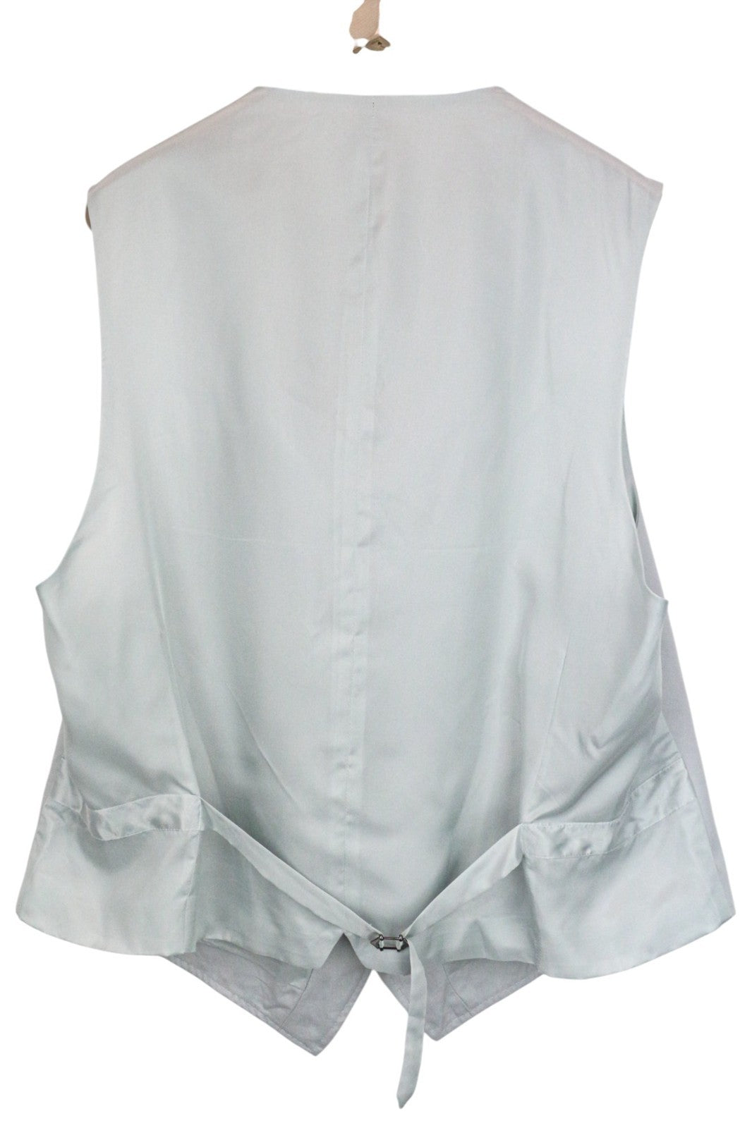 SUITSUPPLY Ferrara Men's Waistcoat UK56R Grey Cotton Cashmere Classic Vest