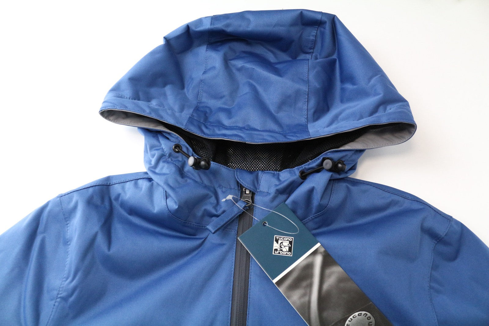 TUCANO URBANO Ire moteriška striukė S mėlyna vandeniui atspari gobtuvas motociklininkui 