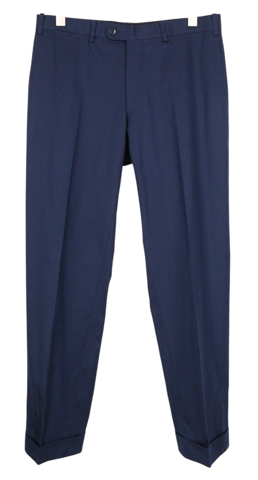 SUITSUPPLY La Spalla Men's Suit UK38R Blue Cotton 2Pc Lined Slim Single Breasted