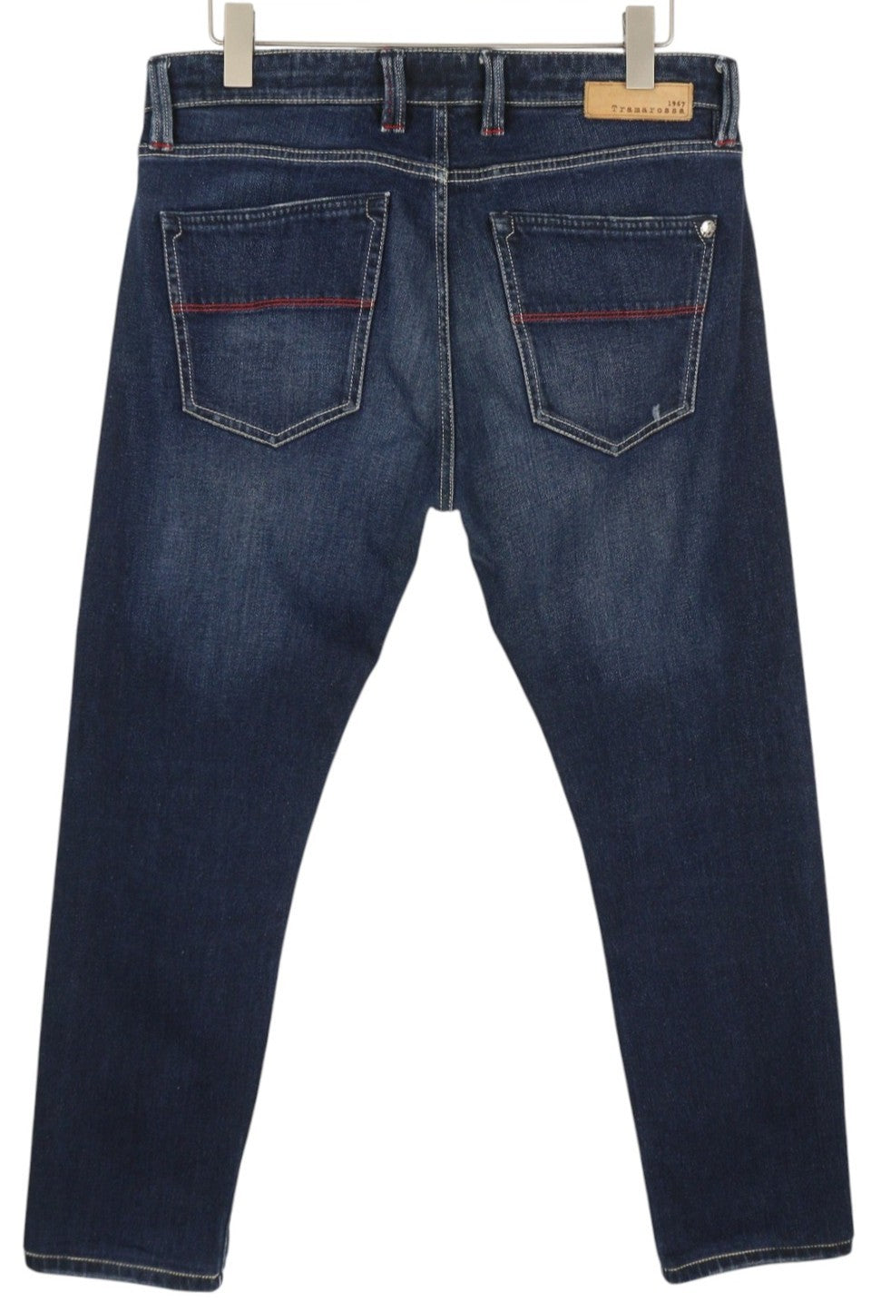 SARTORIA TRAMAROSSA Michelangelo Men Jeans W34 Blue Faded Whiskers Slim Fit