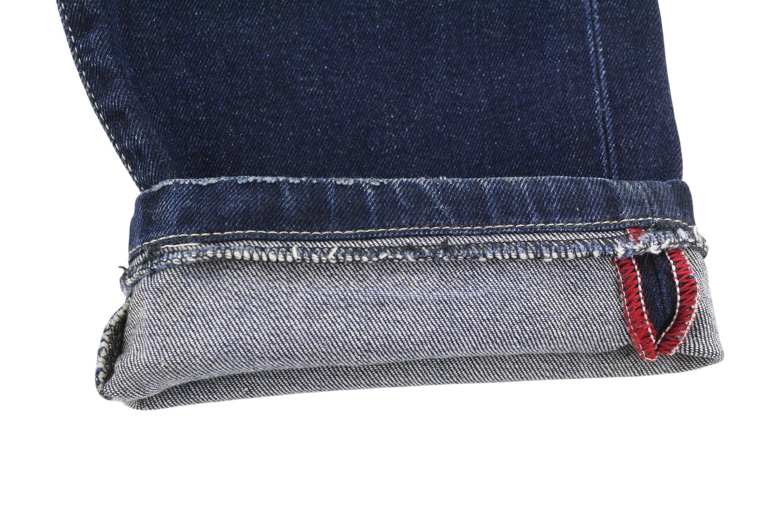 SARTORIA TRAMAROSSA Michelangelo Men Jeans W34 Blue Faded Whiskers Slim Fit