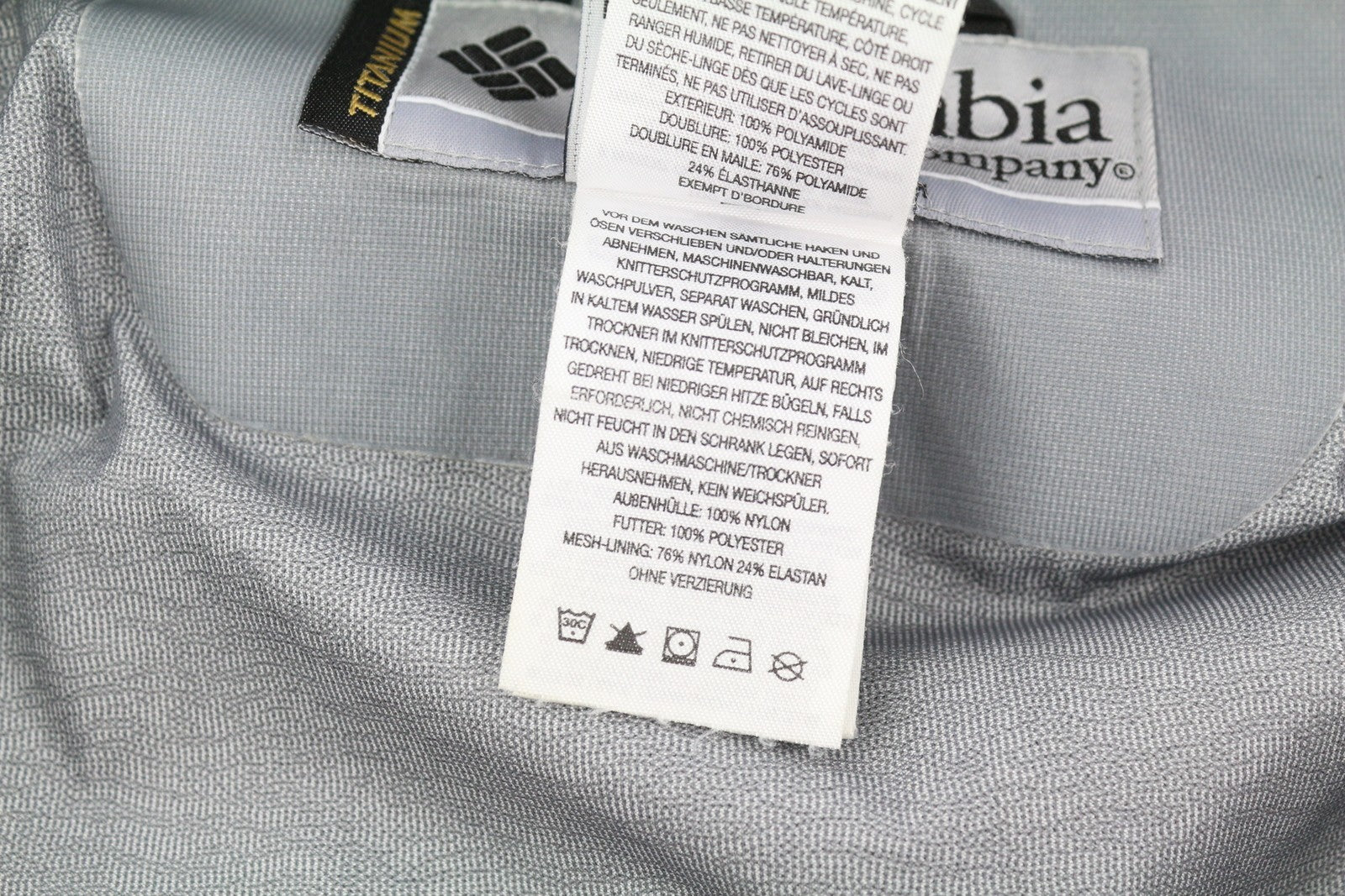 COLUMBIA Titanium vyriška striukė S, juoda, Omni-Tech, vandeniui atspari, išimamas pamušalas 2in1 