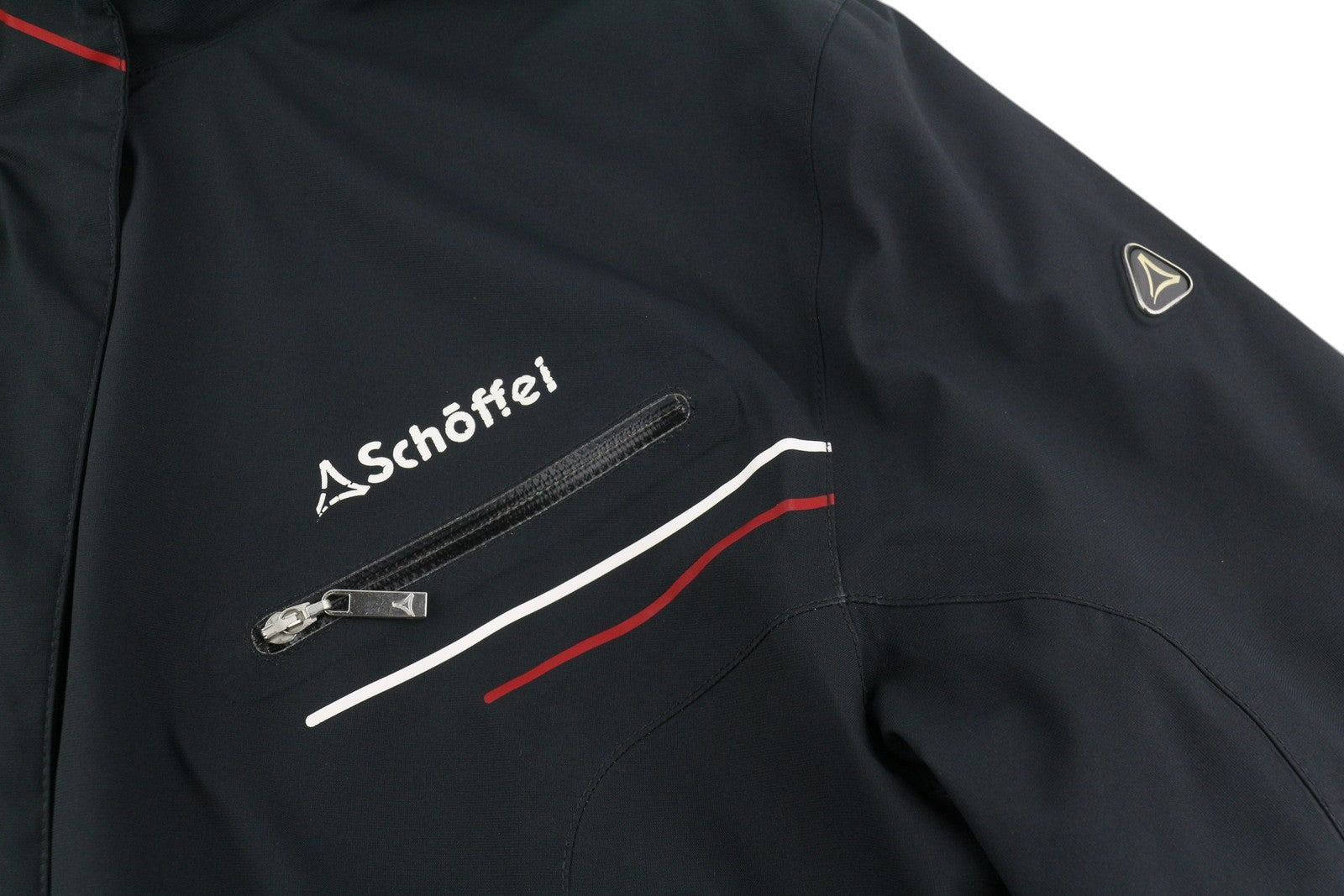 SCHOFFEL Ferry II moteriška slidinėjimo striukė, UK20, juoda, su gobtuvu, sniego sijonu 