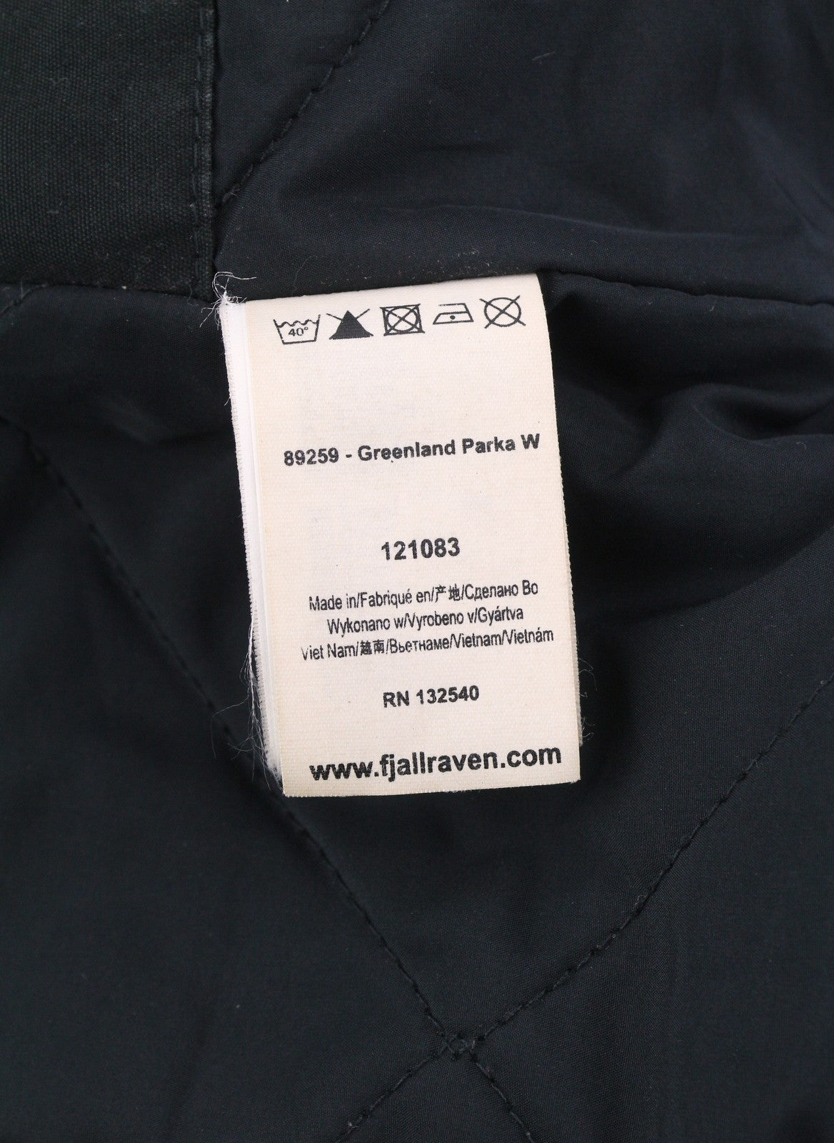 FJALLRAVEN 89259 - Greenland Parka moteriška striukė S, juoda, su gobtuvu, lengva 