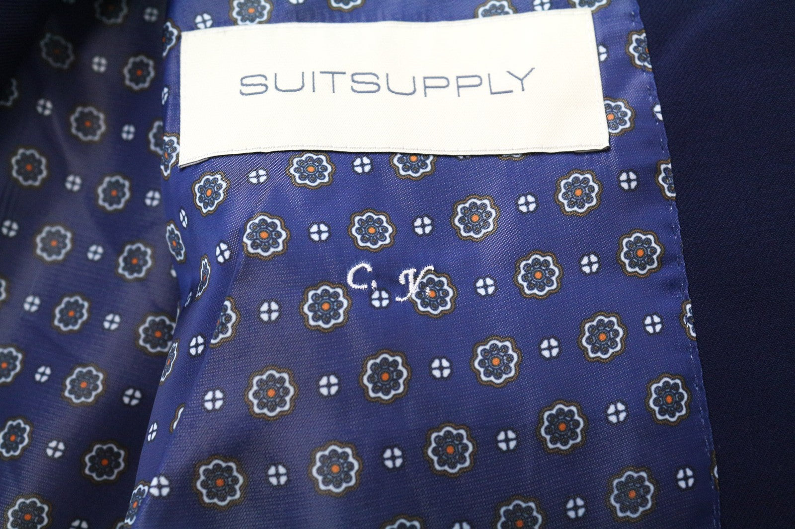 SUITSUPPLY La Spalla Men's Slim Wool Blazer UK36S Blue Perennial Super 110's
