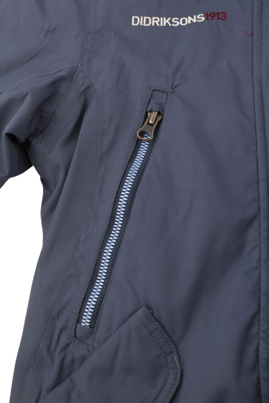 DIDRIKSONS Elsa Parka Women Jacket EU34 Blue Storm System Waterproof Mid-Length