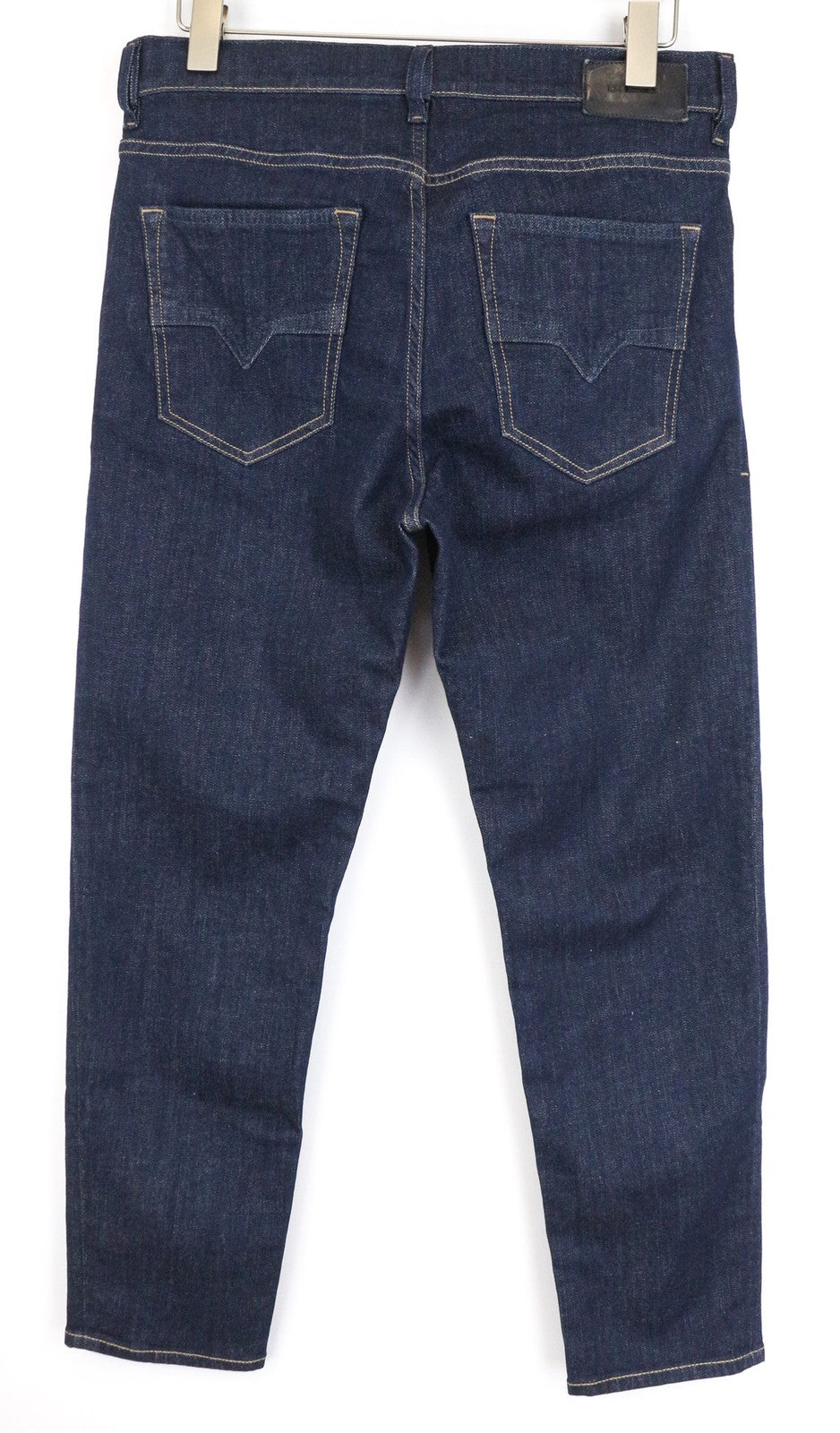 DIESEL Jifer-P 0688B vyriški džinsai W32/L32 Slim Taper, tamprūs, mėlyni, džinsinio audinio 