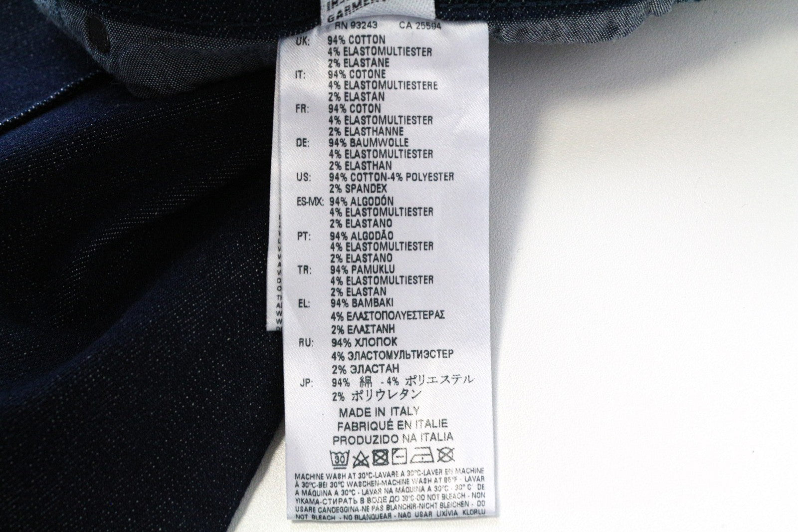 DIESEL Jifer-P 0688B vyriški džinsai W32/L32 Slim Taper, tamprūs, mėlyni, džinsinio audinio 