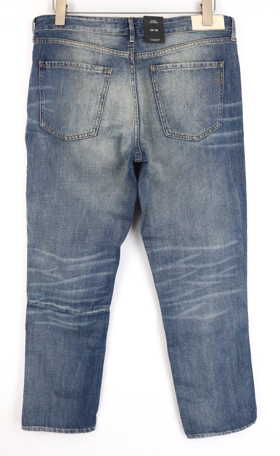 SCOTCH & SODA Bandit Women's Jeans W28/L30 Slim Taper Cotton Linen Distress