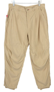 „THE NORTH FACE“ vyriškos kelnės W36, rudos, klostuotos, su užtrauktuku, laisvalaikio žygiams skirtomis kelnėmis 