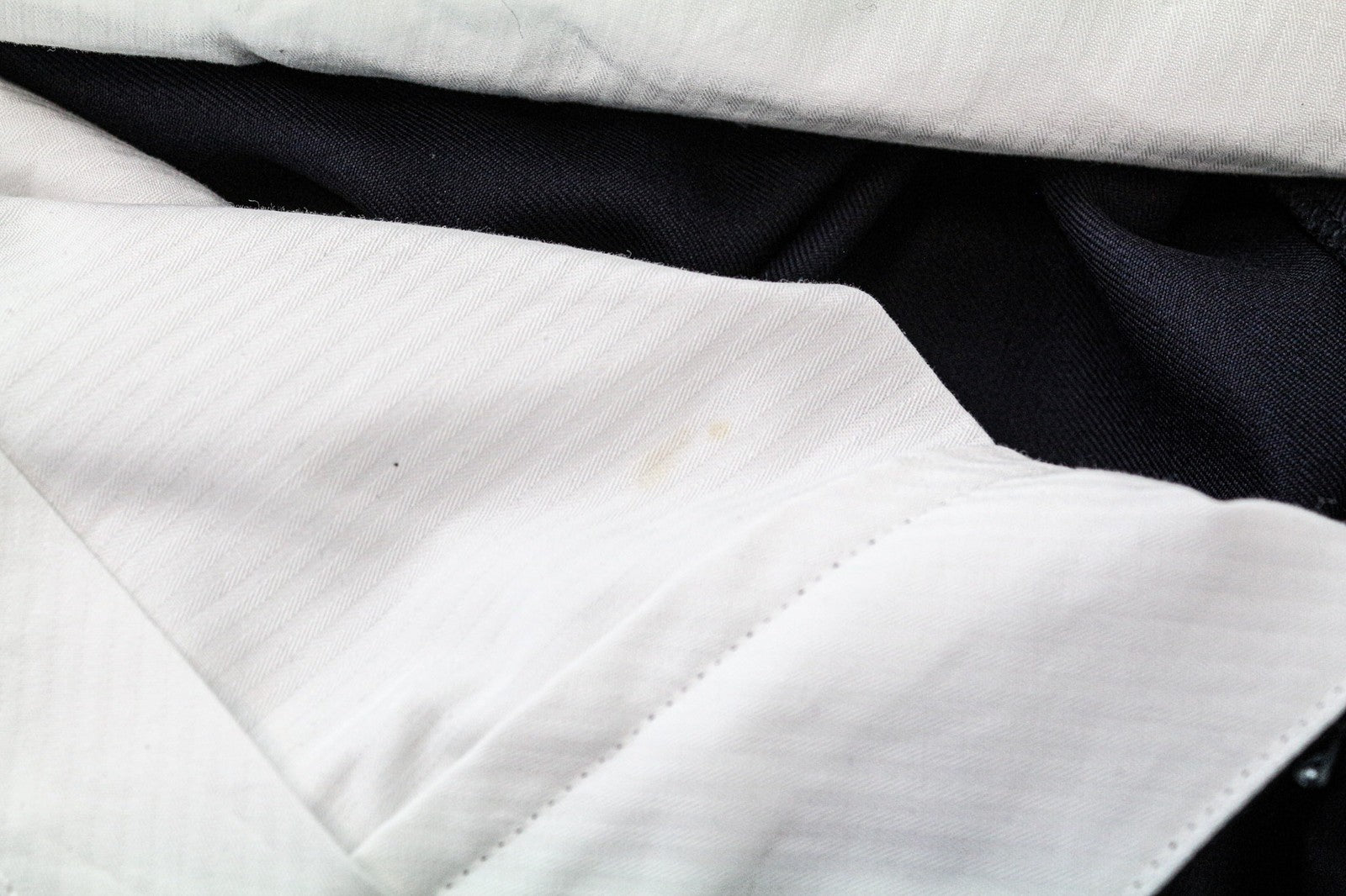 SUITSUPPLY Brescia Men's Trousers UK50R Wool Dark Blue Pleated Classic Look