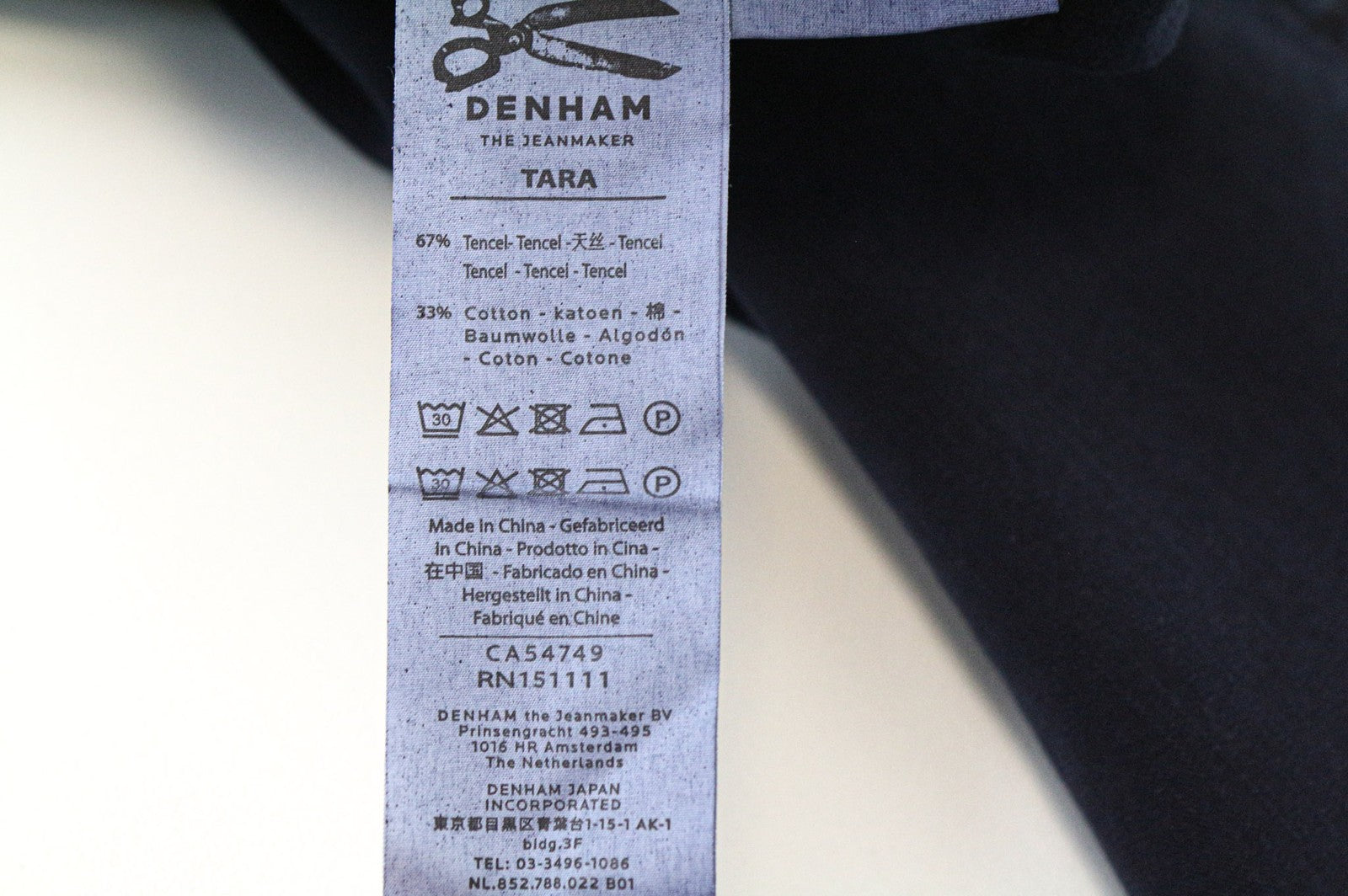 DENHAM Tara moteriškos kelnės W28/L30 tamsiai mėlynos medvilnės mišinio laisvo kirpimo laisvalaikio krovininės kelnės 