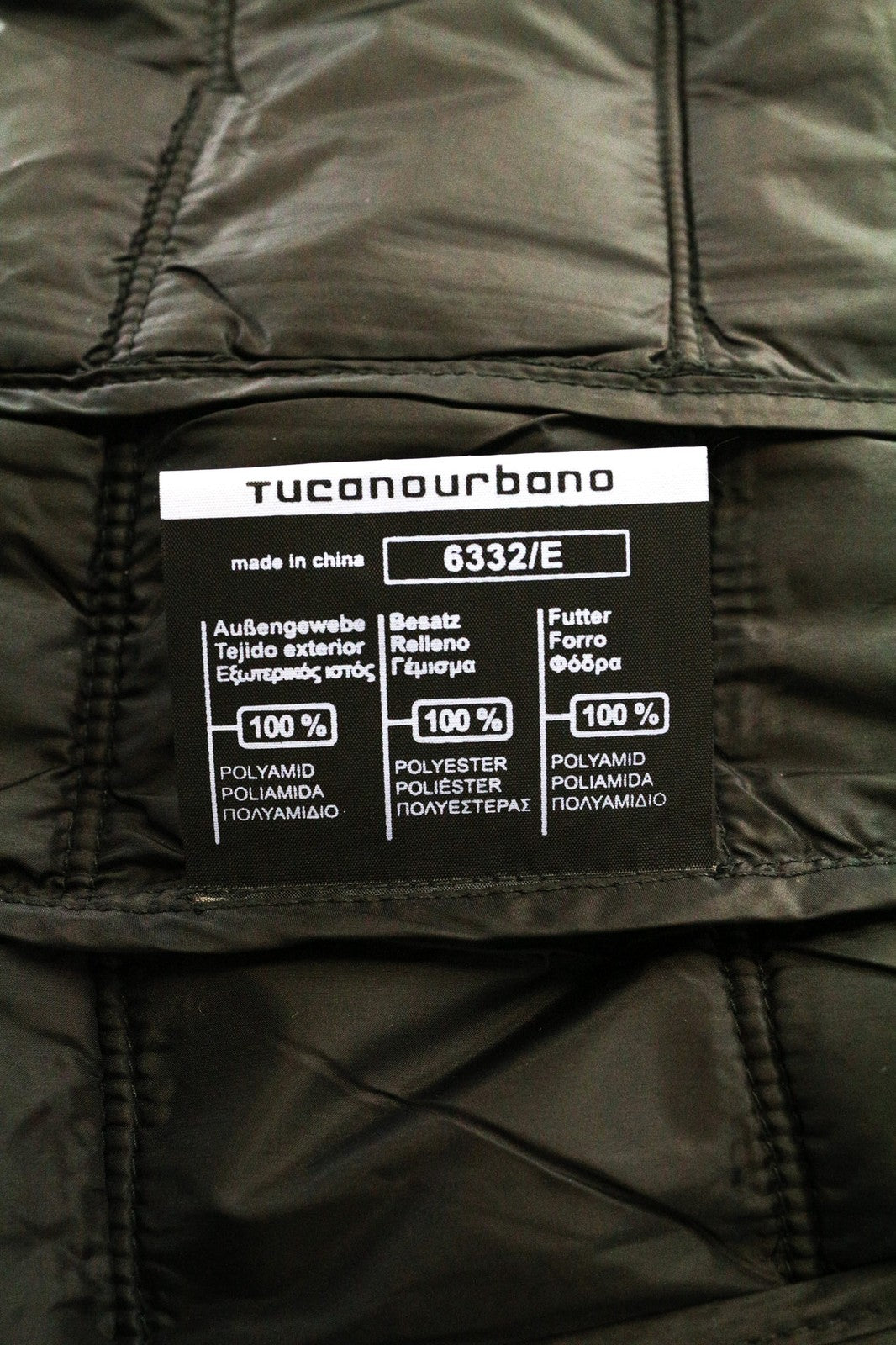 TUCANO URBANO moteriška striukė su žemu Dan sluoksniu, IT38, juoda, vandeniui atspari, termo striukė su užtrauktuku 