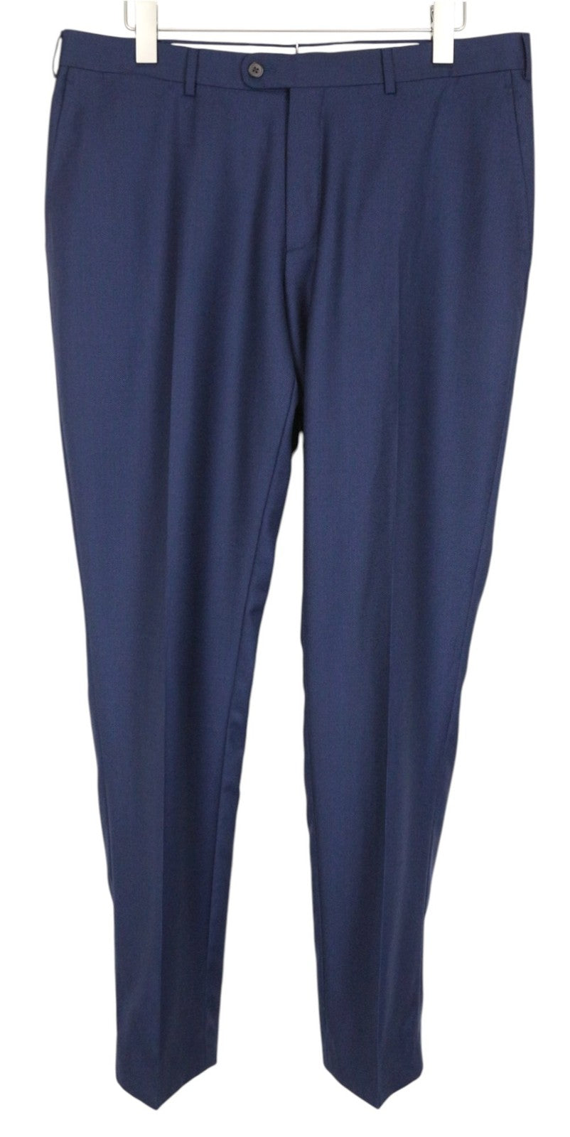 SUITSUPPLY La Spalla Men's Suit UK44R Blue Wool 2Pc Lined Pleated Classic Look