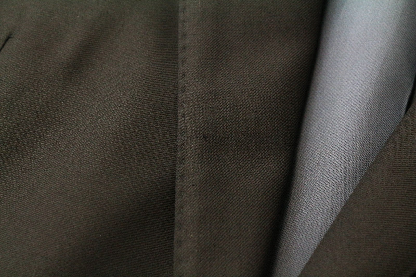 SUITSUPPLY La Spalla Men's Suit UK40R Wool Blue S110s Perennial Slim 3-Piece