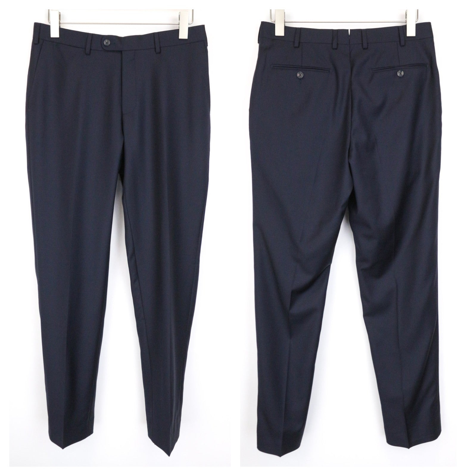 SUITSUPPLY La Spalla Men's Suit UK40R Wool Blue S110s Perennial Slim 3-Piece