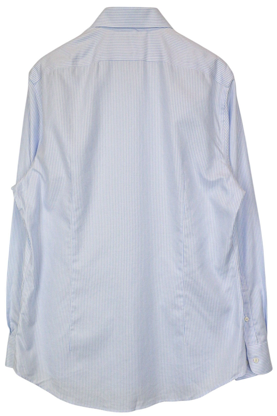 SUITSUPPLY Men's Formal Shirt 43/17 Extra Slim Blue Pure Cotton Striped