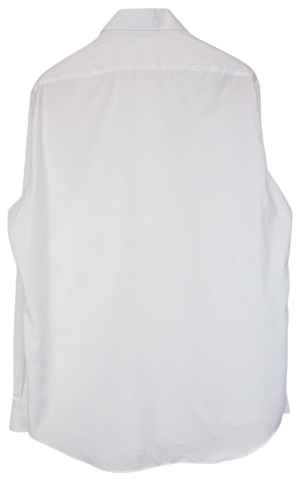 „SUITSUPPLY Traveller“ vyriški formalūs marškiniai, 43/17, ploni balti medvilniniai marškiniai su išskleidžiama apykakle 