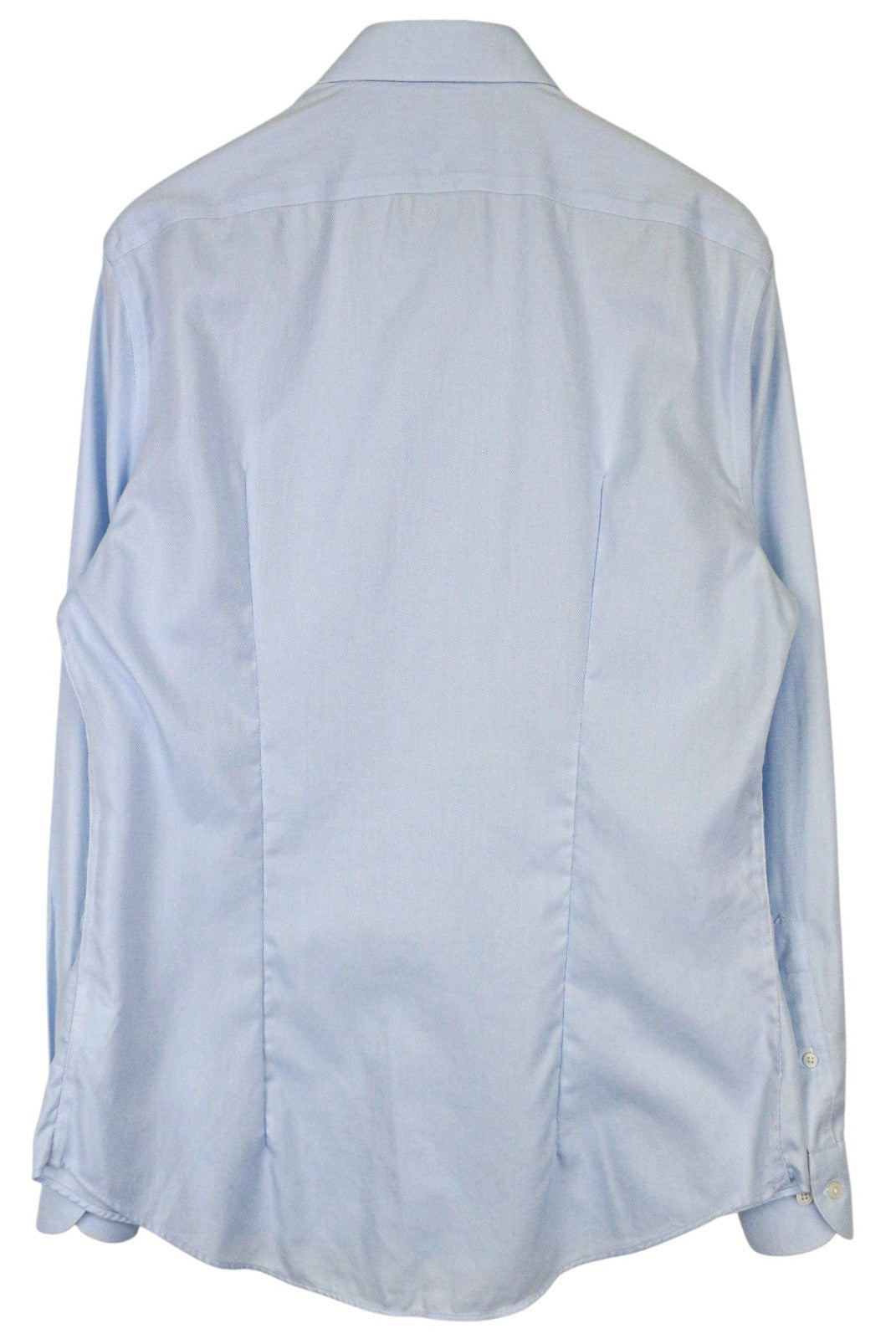 „SUITSUPPLY Traveller“ vyriški formalūs marškiniai, 41/16, ploni, mėlyni, grynos medvilnės, su sagomis 