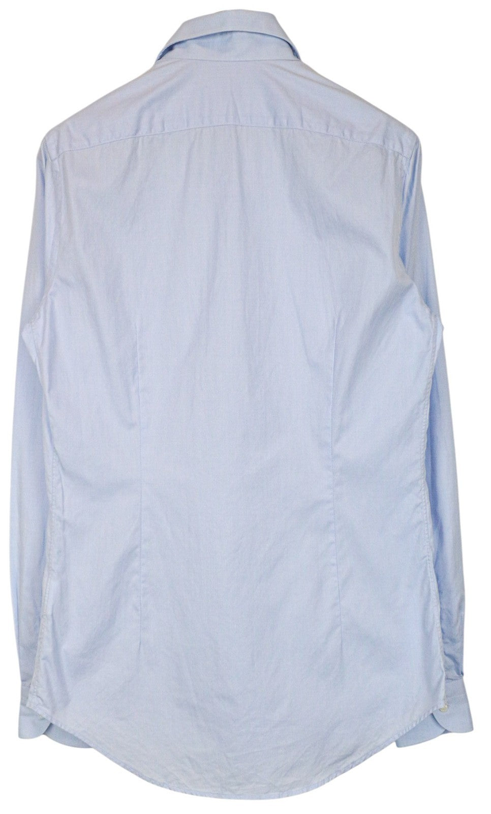 SUITSUPPLY vyriški formalūs marškiniai, 39L/15.5L, ypač ploni, mėlyni, gryno iškirptės audinio 