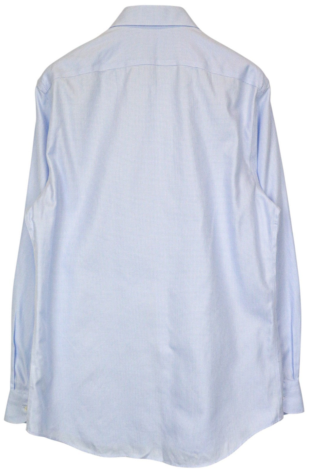 „SUITSUPPLY Traveller“ vyriški formalūs marškiniai, 41/16, ploni, mėlyni, raštuoti medvilniniai marškiniai 