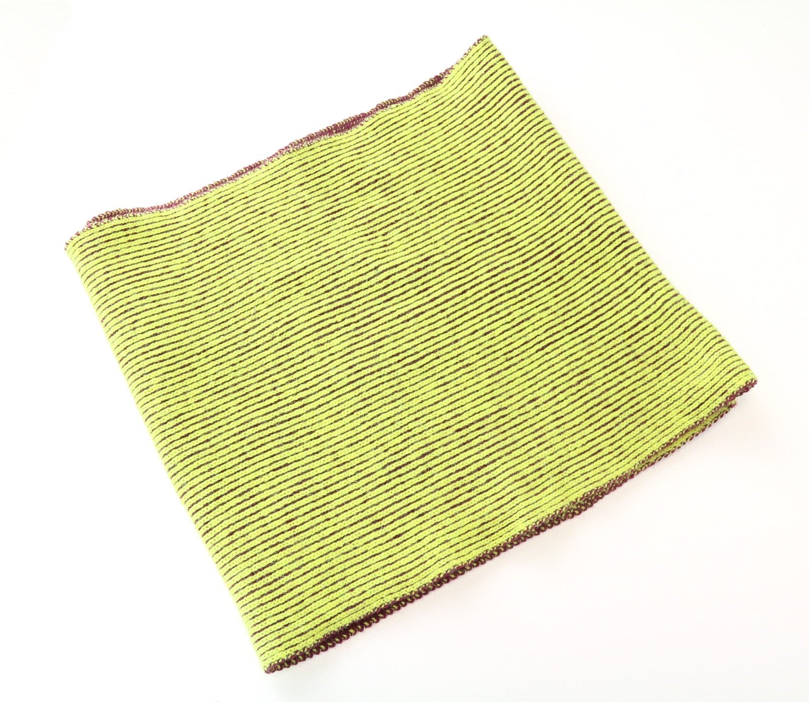 MAISON SCOTCH moteriškas šalikas OS violetinė žalia begalinė megzta 