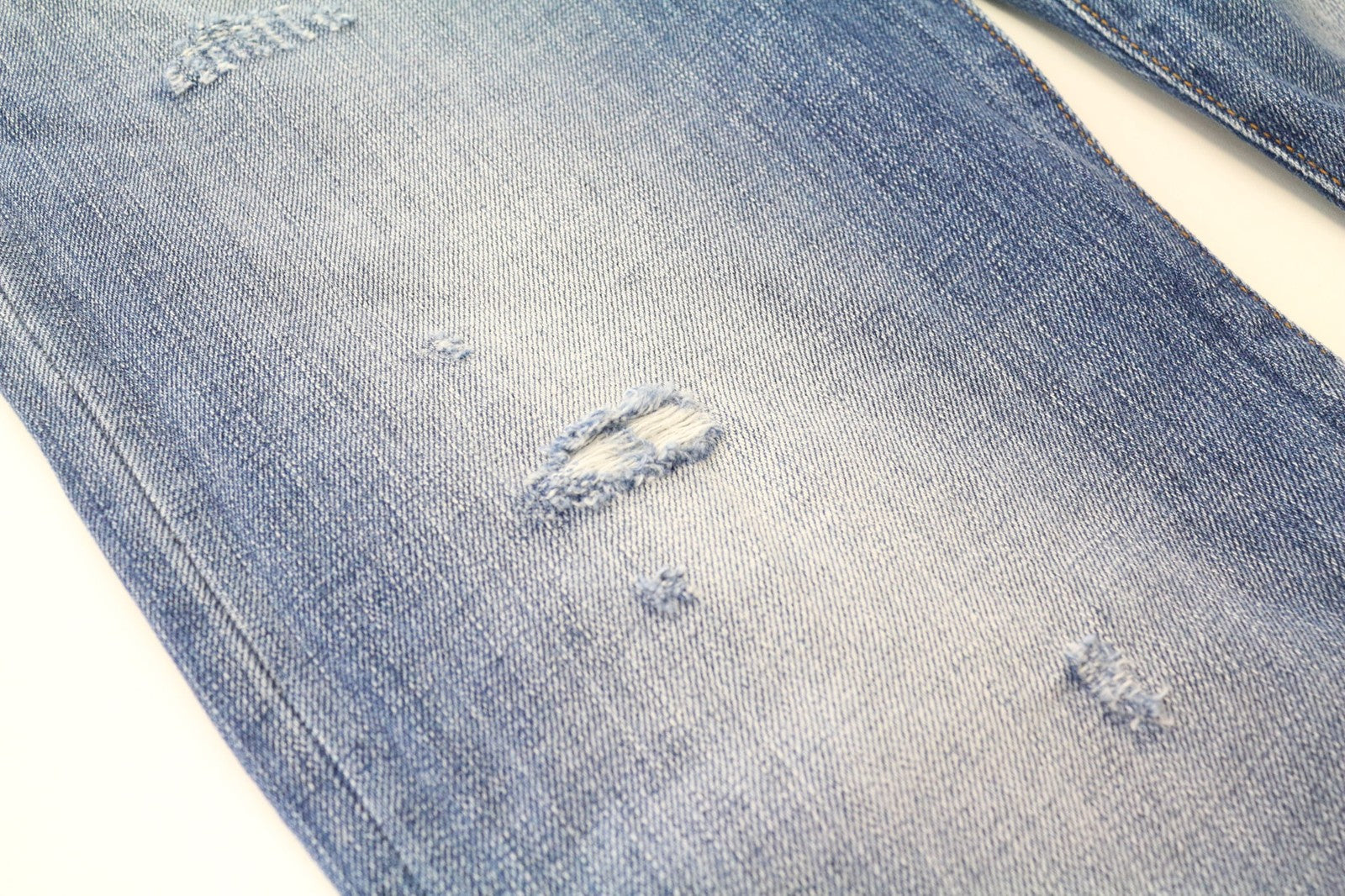 TAKESHY KUROSAWA TK 08 vyriški džinsai W34 mėlyni, netempiami, ploni, aptempti 