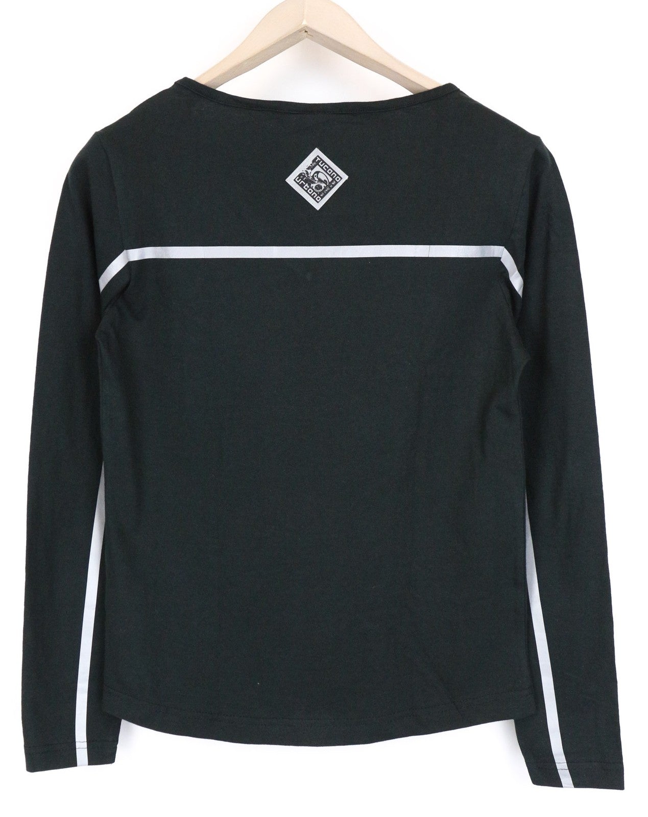 TUCANO URBANO T-TU moteriški marškinėliai S dydžio juodi džersio grynos medvilnės megztiniai 