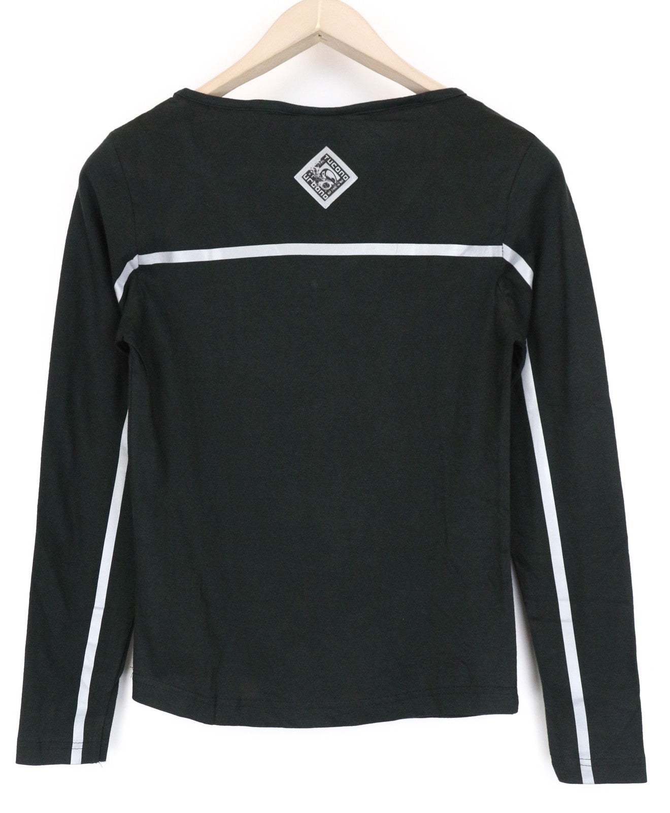 TUCANO URBANO T-TU moteriški marškinėliai XS, juodi, megztiniai su V formos iškirpte 