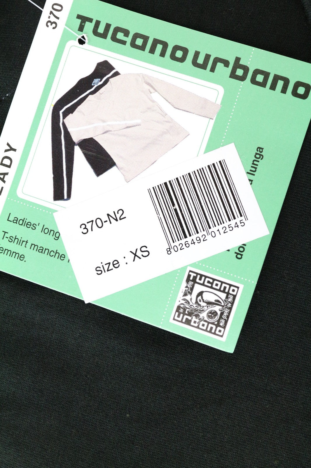 TUCANO URBANO T-TU moteriški marškinėliai XS, juodi, megztiniai su V formos iškirpte 