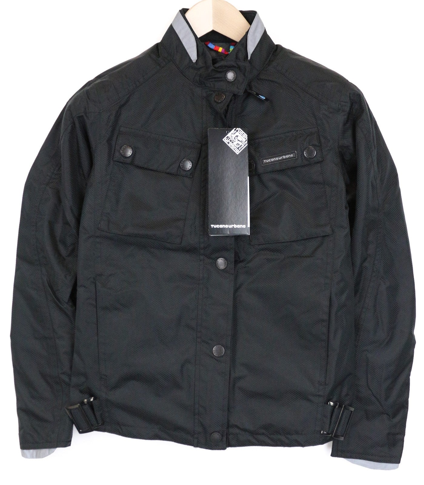 TUCANO URBANO Tina moteriška striukė IT 38 juoda, kvėpuojanti, atspari vėjui, vandeniui 