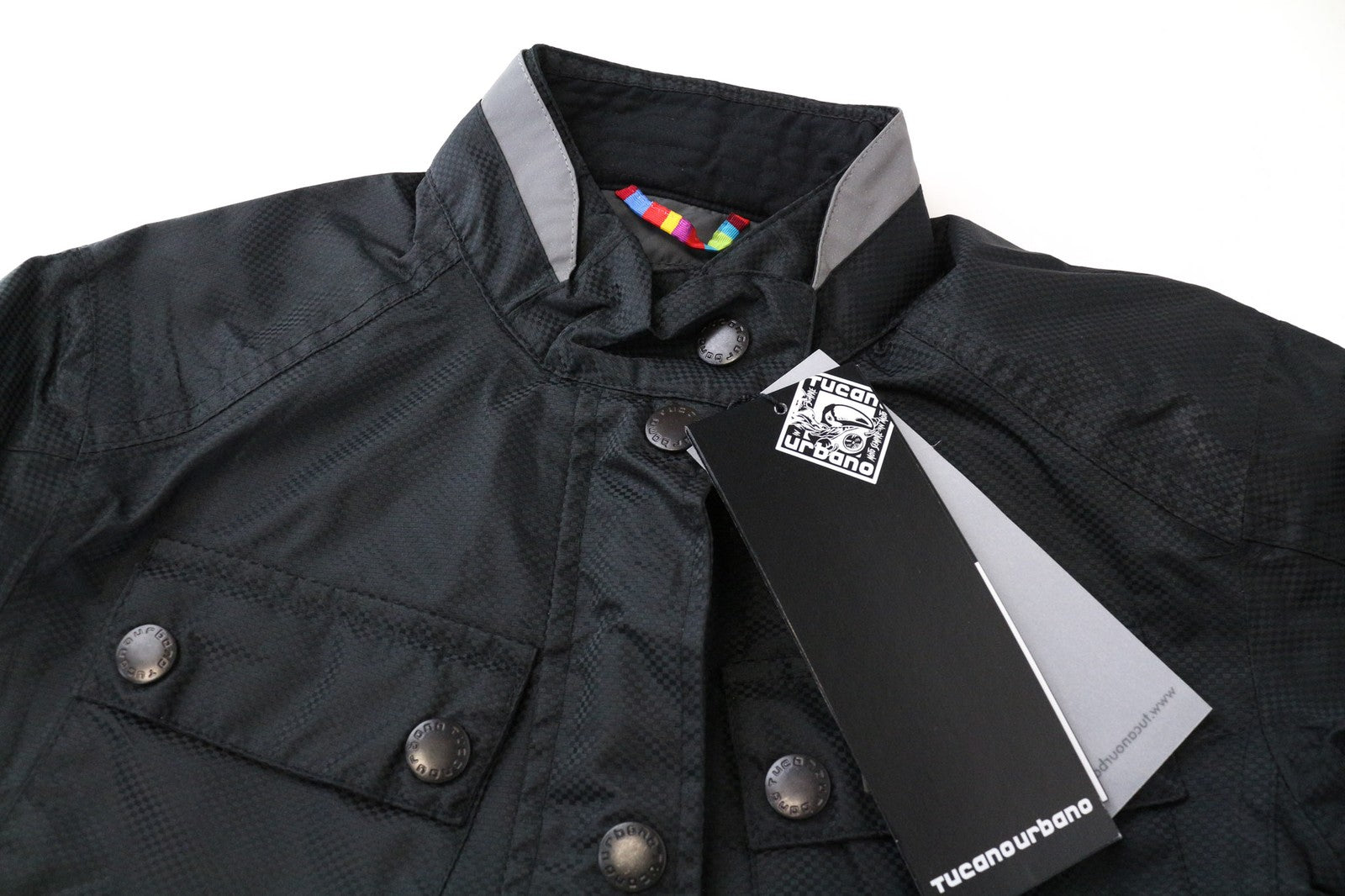 TUCANO URBANO Tina moteriška striukė IT 38 juoda, kvėpuojanti, atspari vėjui, vandeniui 