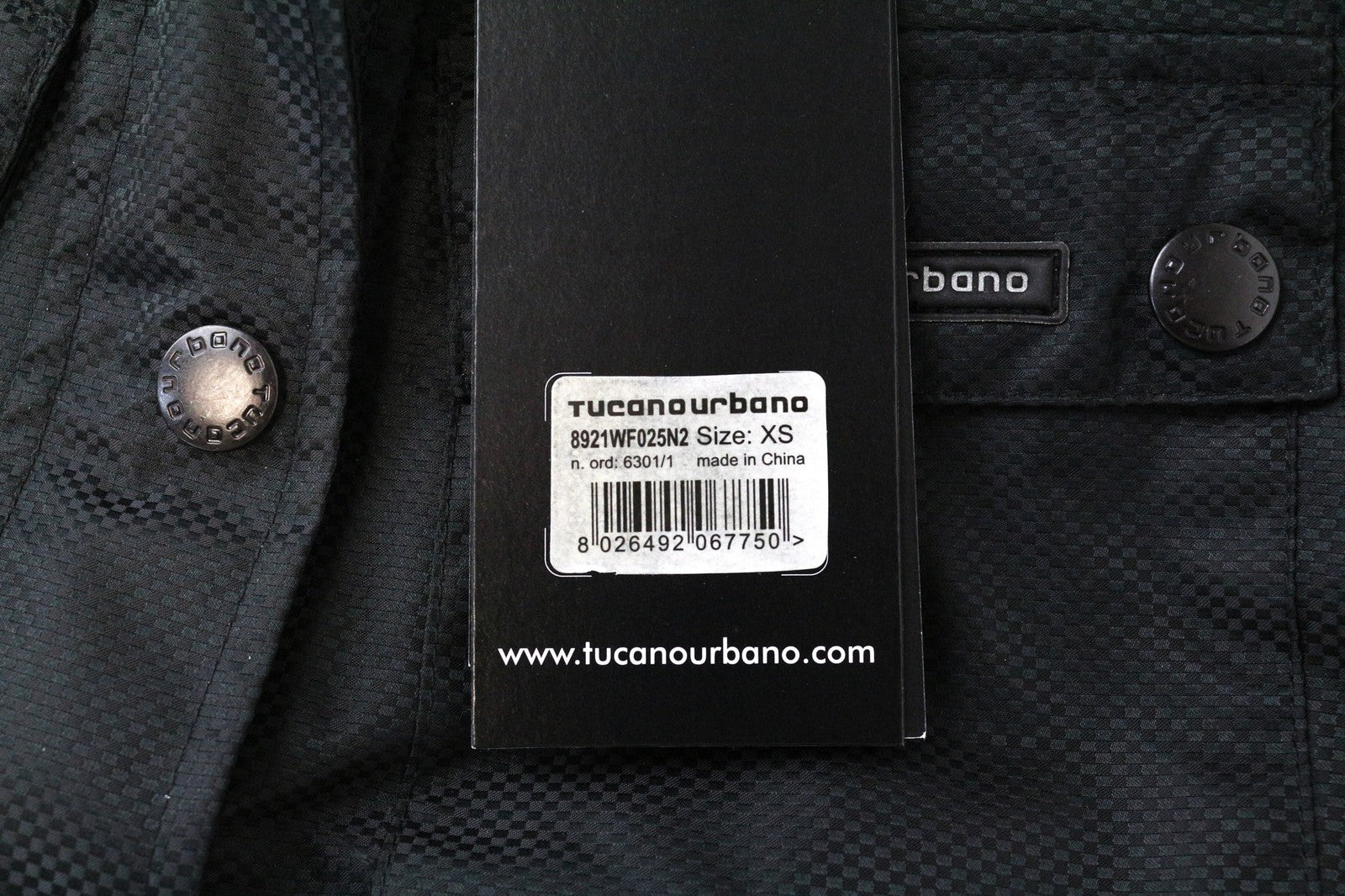 TUCANO URBANO Tina moteriška striukė IT 38 juoda, kvėpuojanti, atspari vėjui, vandeniui 