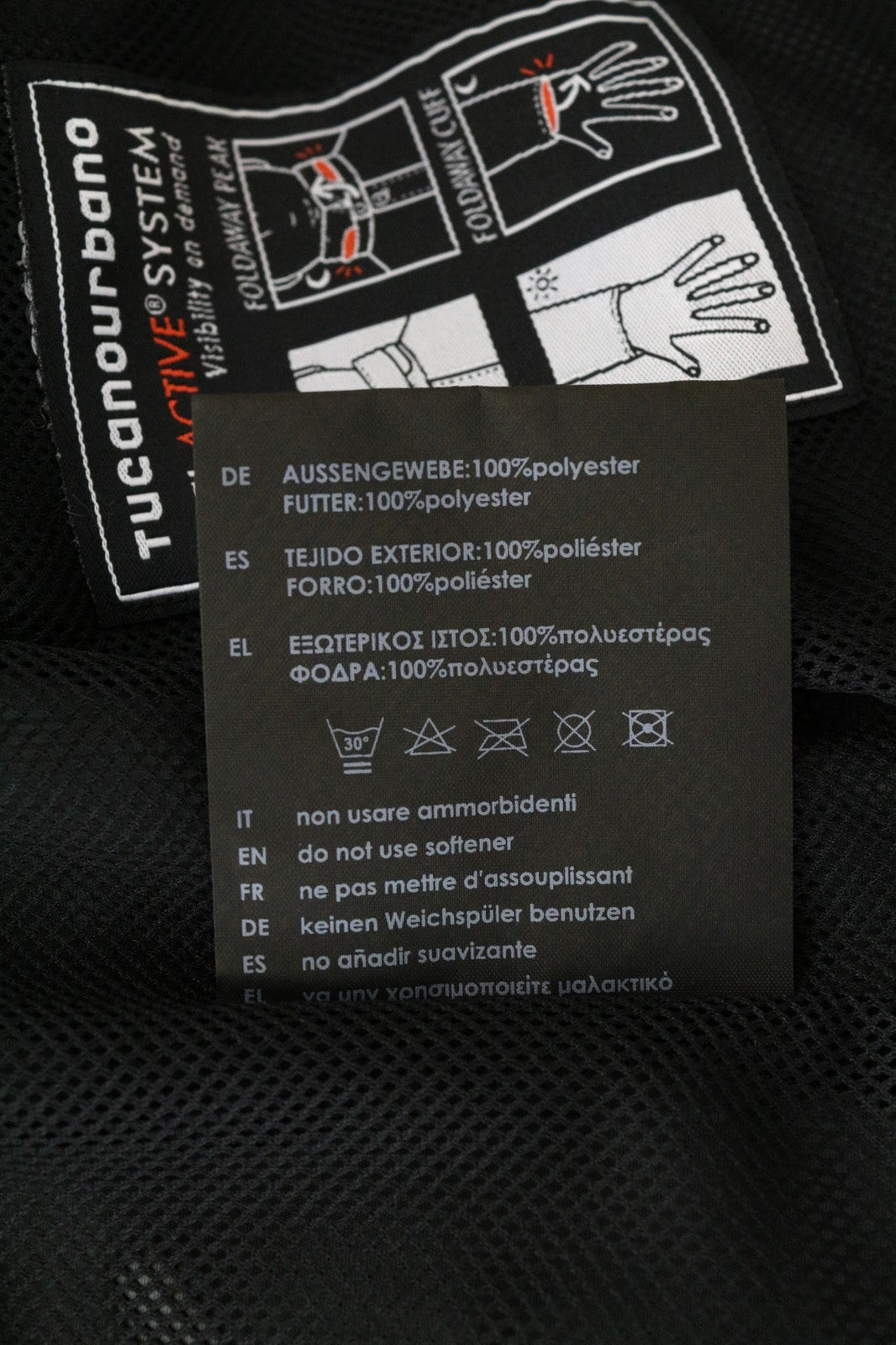 TUCANO URBANO Nauja Tucanji vyriška striukė IT48 pilka, kvėpuojanti, vėjui nepralaidi