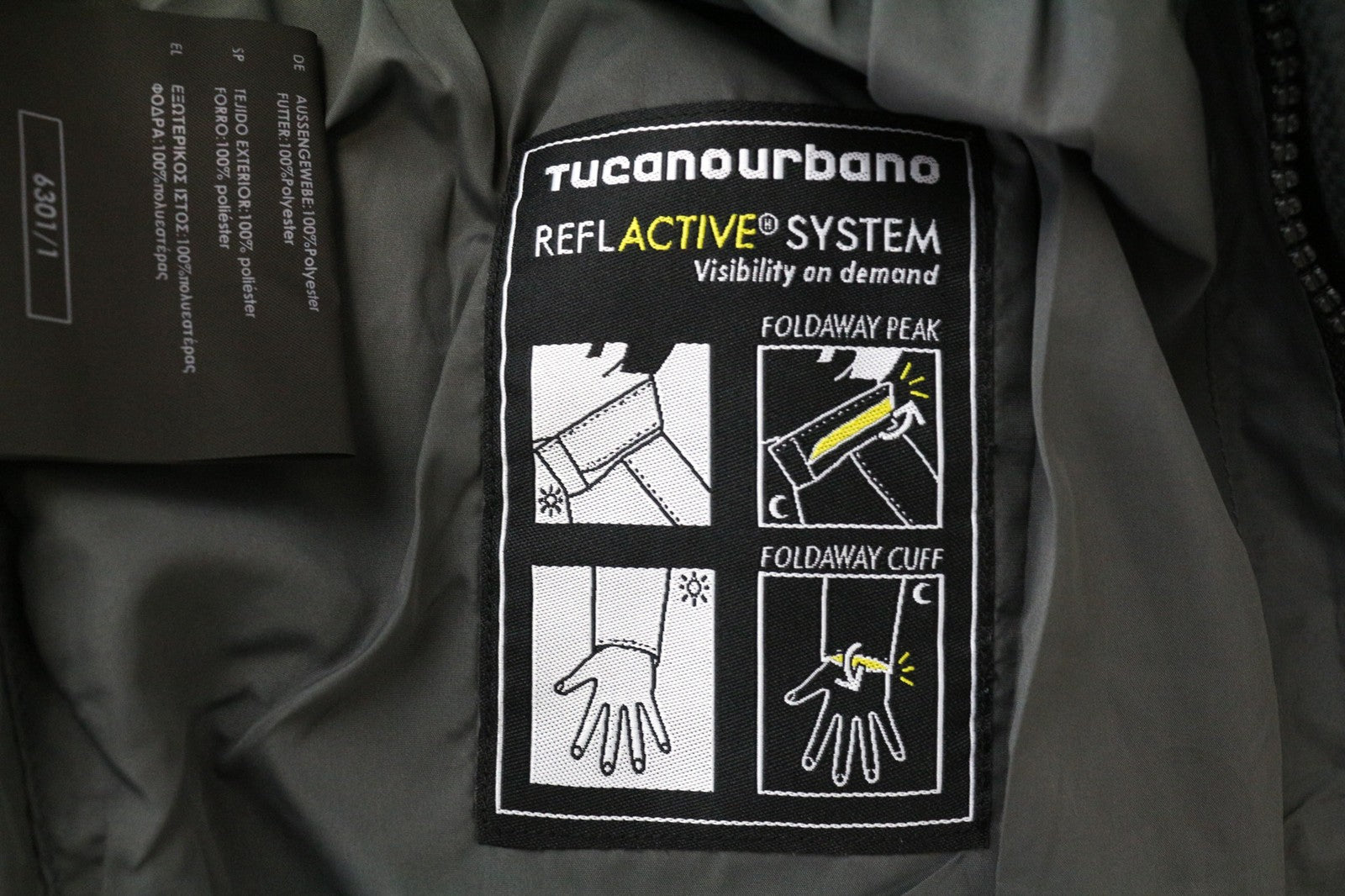 TUCANO URBANO Tina moteriška striukė IT 42 juoda, kvėpuojanti, neperpučiama, su šviesą atspindinčia danga 