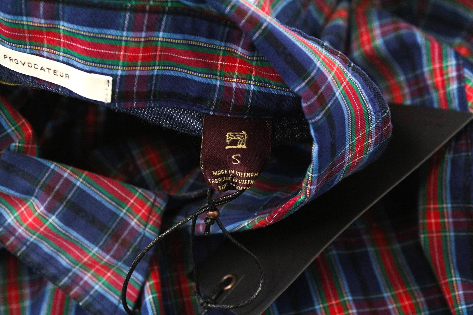 SCOTCH &amp; SODA Ams Couture vyriški marškinėliai S dydžio mėlyni, raudoni, languoti ilgomis rankovėmis, medvilniniai