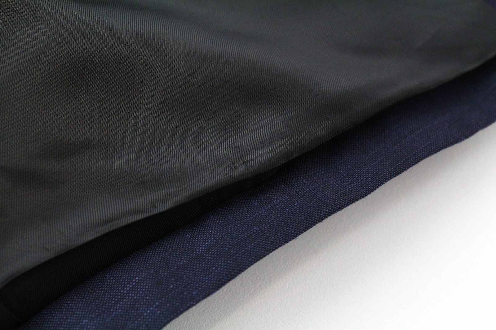 SUITSUPPLY Verona Men Blazer UK36R Tuxedo Single-Breasted Blue Wool Linen