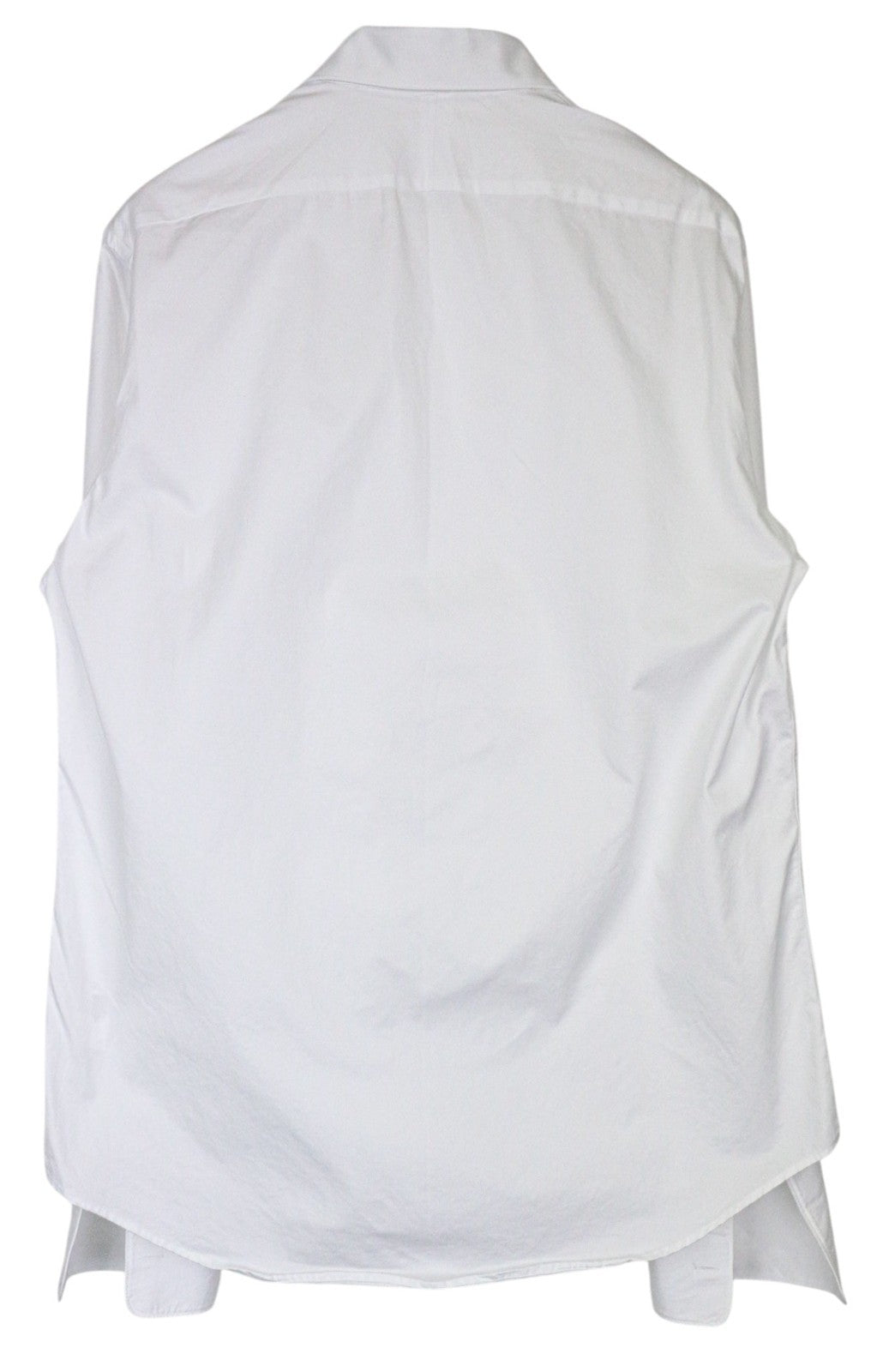 SUITSUPPLY vyriški formalūs marškinėliai 43/17 ploni balti grynos medvilnės klasikiniai ilgomis rankovėmis 