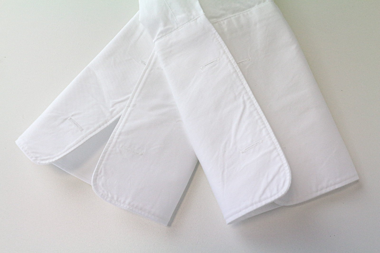 SUITSUPPLY vyriški formalūs marškinėliai 43/17 ploni balti grynos medvilnės klasikiniai ilgomis rankovėmis 