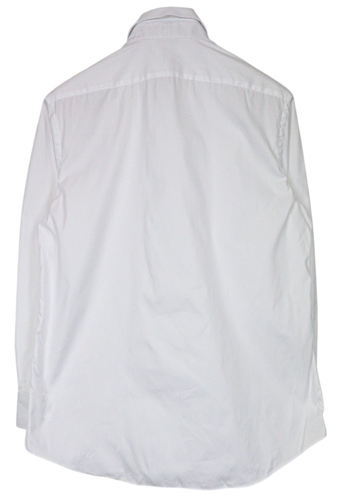 „SUITSUPPLY“ vyriški formalūs marškiniai, 39 cm, balti, ploni, grynos medvilnės dryžuoti marškiniai su sagomis 