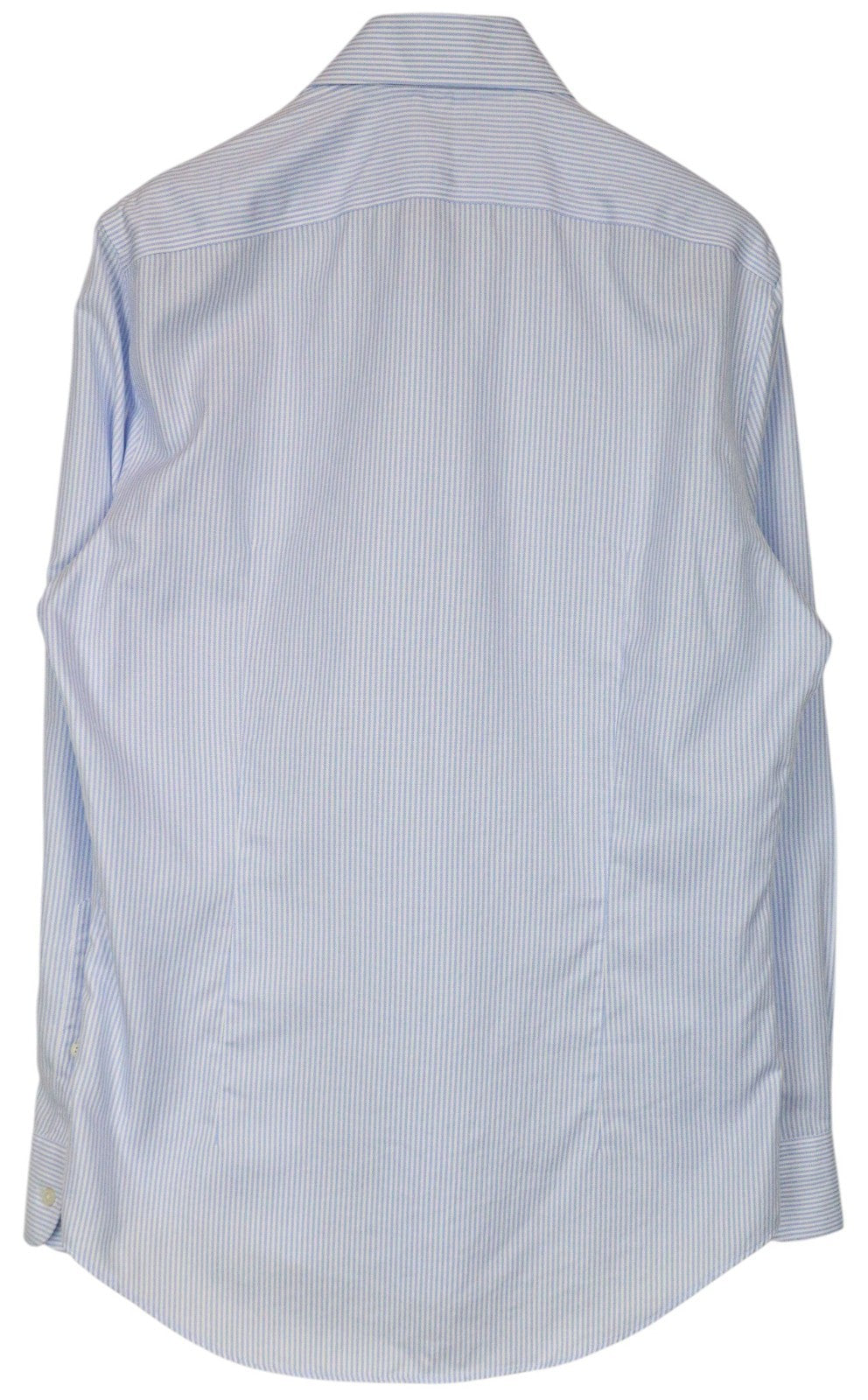 SUITSUPPLY Men's Formal Shirt 41/16 Extra Slim Blue Cotton Striped Long Sleeve