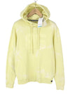 Yellow Cotton Hoodie