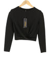 Blouse Queeny L/S Cropped Twist