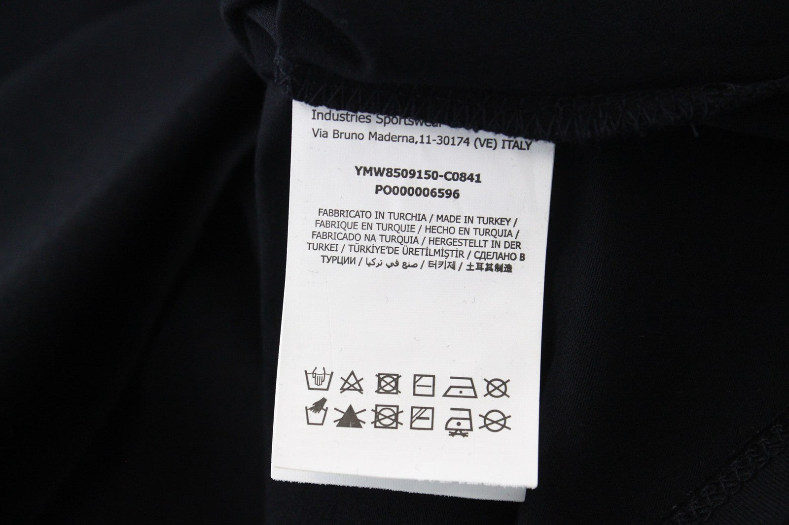 MARINA YACHTING moteriški marškinėliai L dydžio, juodi, apvalia kaklo iškirpte, megztinis su cirkoniais 