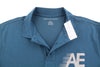 Blue Cotton Polos