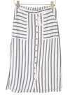 White Viscose Skirt
