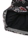 Black Viscose Skirt