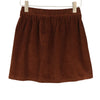 Brown Cotton Skirt