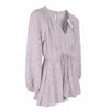 Purple Viscose Romper